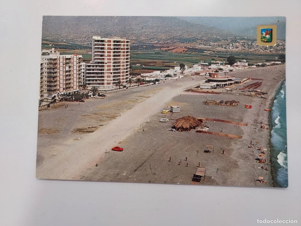 Postales: POSTAL TORRE DEL MAR PLAYA CLUB NAUTICO. 1975. SIN CIRCULAR. MALAGA