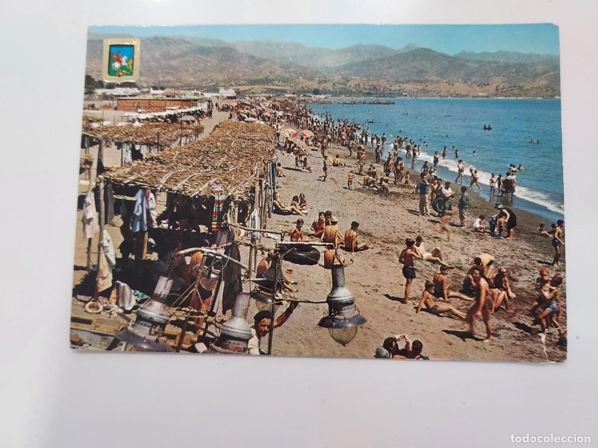 Postales: POSTAL TORRE DEL MAR PLAYA. 1964. ESCRITA. MALAGA
