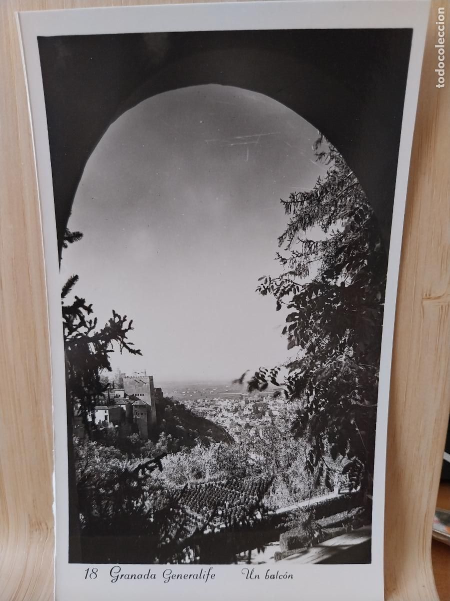 Postales: GRANADA GENETALIFE UN BALCON POSTAL 18 SC ORIGINAL BN PRECIOSA **