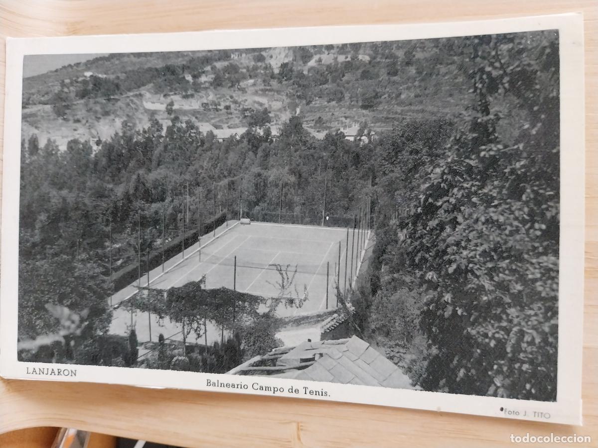 Postales: LANJARON BALNEARIO CAMPO TENIS ED FOTO J TITO FOURNIER ESCRITA BN