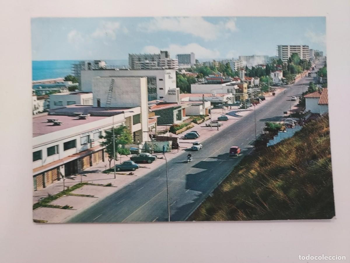 Postales: POSTAL TORREMOLINOS AVENIDA DE MONTEMAR. 1964. SIN CIRCULAR. MALAGA