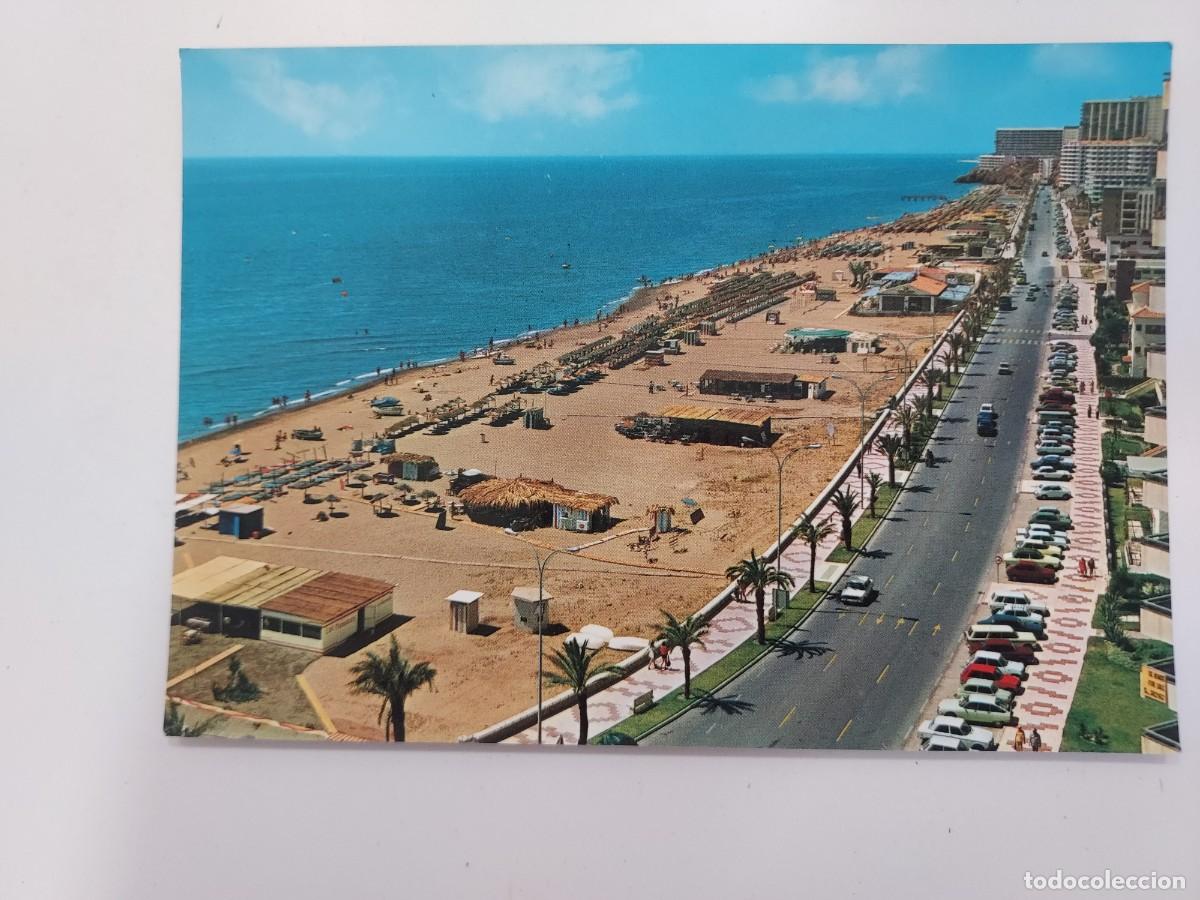 Postales: POSTAL TORREMOLINOS PASEO MARITIMO Y PLAYAS. 1977. SIN CIRCULAR. MALAGA. ARRIBAS 62
