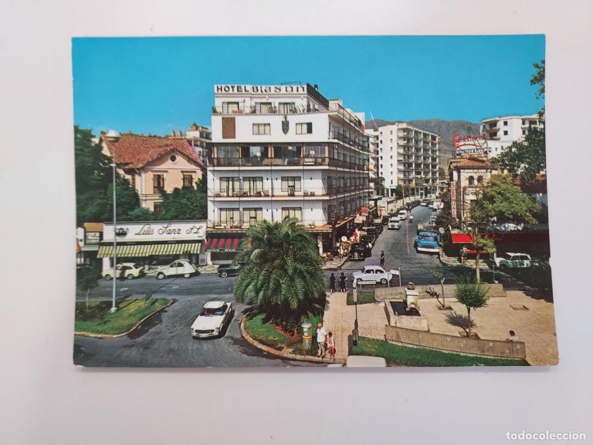 Postales: POSTAL TORREMOLINOS AVENIDA MANANTIALES. 1969. SIN CIRCULAR. MALAGA. HOTEL BLASON