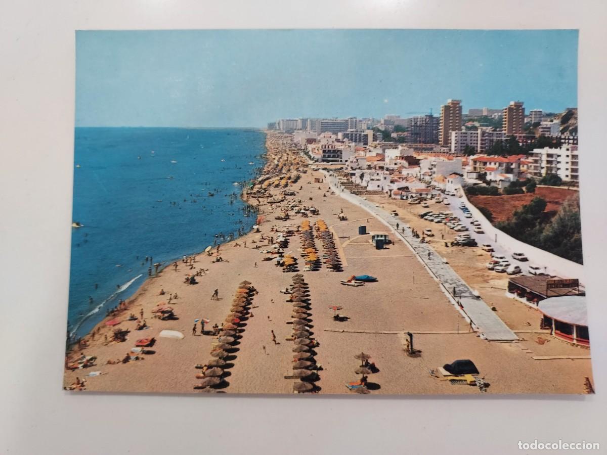 Postales: POSTAL TORREMOLINOS PLAYA DE LA CARIHUELA. 1976. ESCRITA. MALAGA