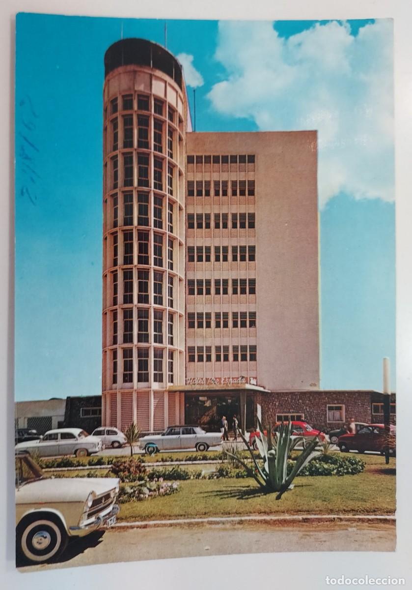 Postales: POSTAL TORREMOLINOS HOTEL PEZ ESPADA. 1961. ESCRITA. MALAGA