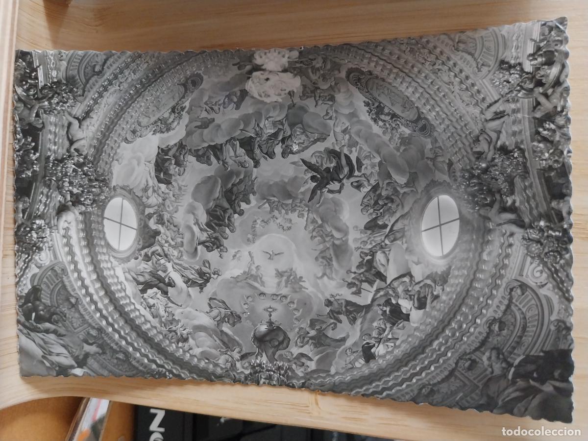 Postales: GRANADA CARTUJA CUPULA SANCTA SANCTORUM ED GARRABELLA 134 CIRCULADA A&Ntilde;O 1954