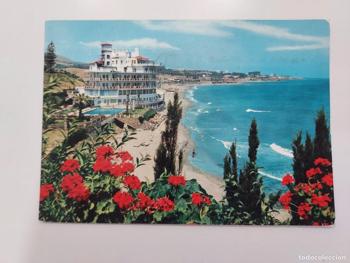 Postales: POSTAL TORREMOLINOS PLAYA. 1963. CIRCULADA. 934. MALAGA