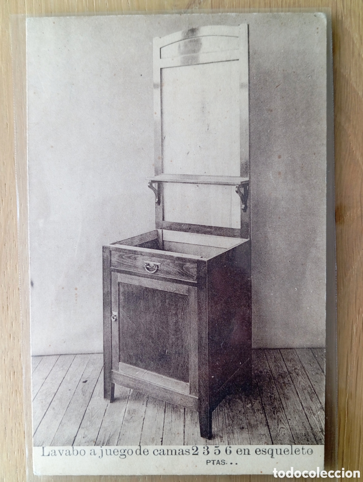 Postales: POSTAL CAT&Aacute;LOGO DE MUEBLES HAUSER Y MENET LAVABO A JUEGO DE CAMAS SIN CIRCULAR