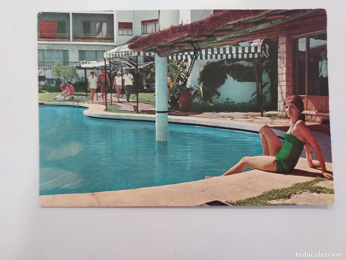 Postales: POSTAL TORREMOLINOS HOTEL TROPICANA. 1963 CIRCULADA. MALAGA