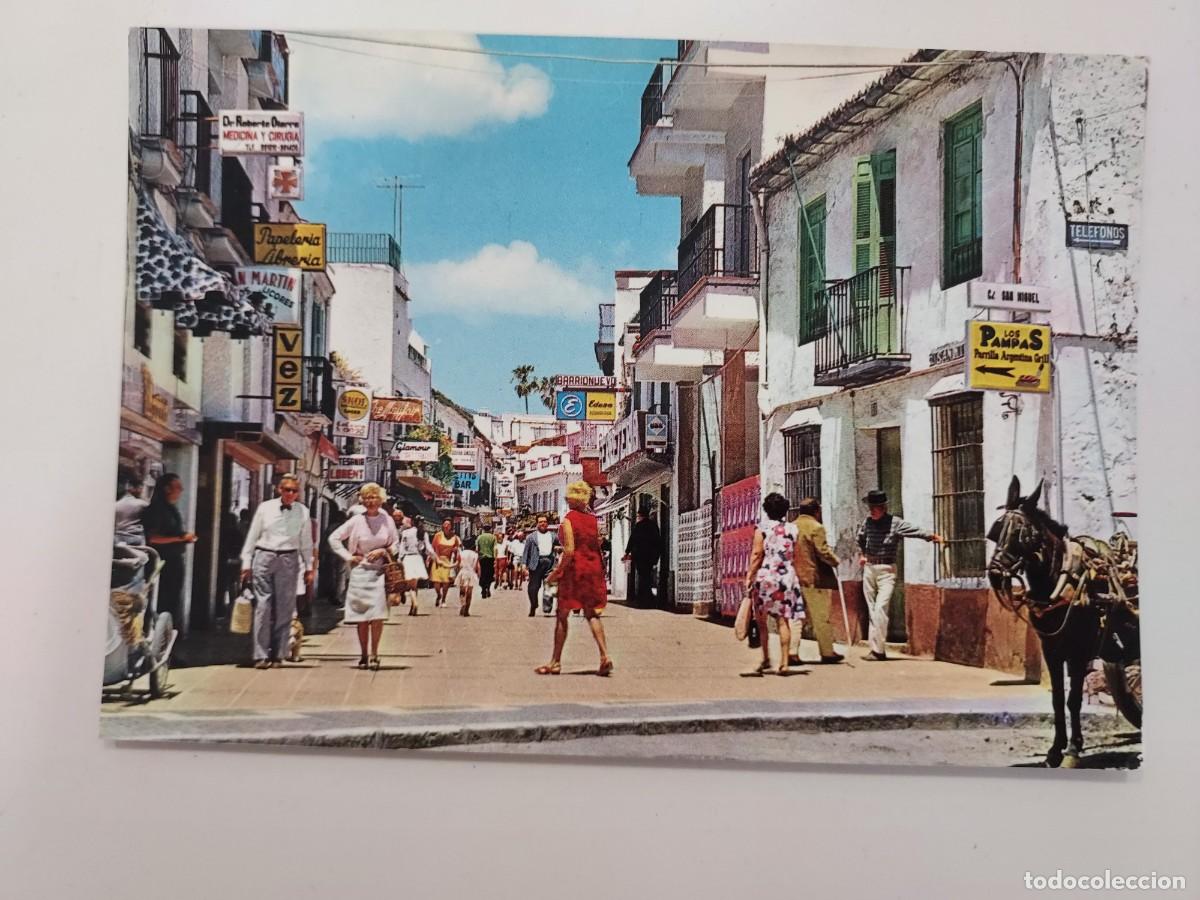 Postales: POSTAL TORREMOLINOS CALLE SAN MIGUEL. 1971. CIRCULADA. MALAGA