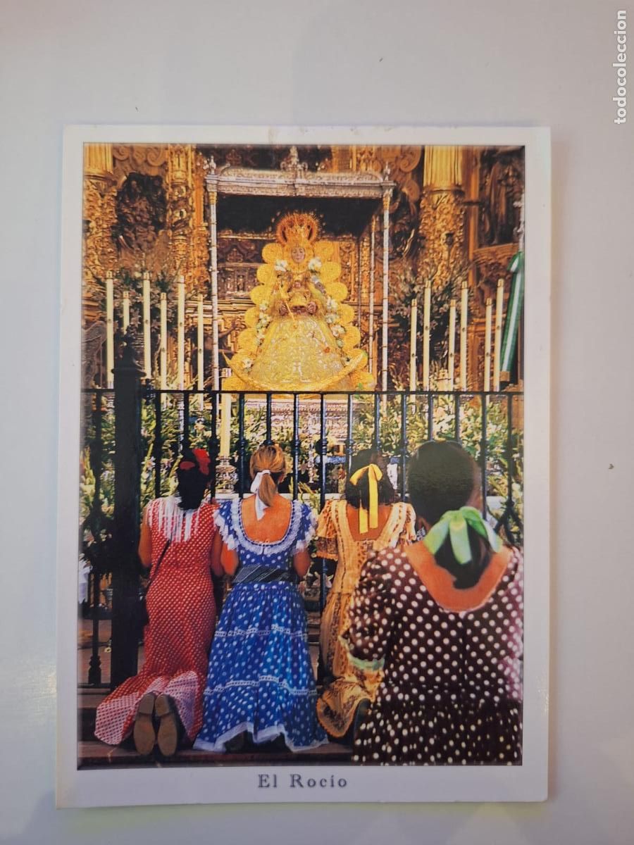 Postales: Postal Virgen de El Roc&iacute;o Almonte Huelva foto Jes&uacute;s G&oacute;mez