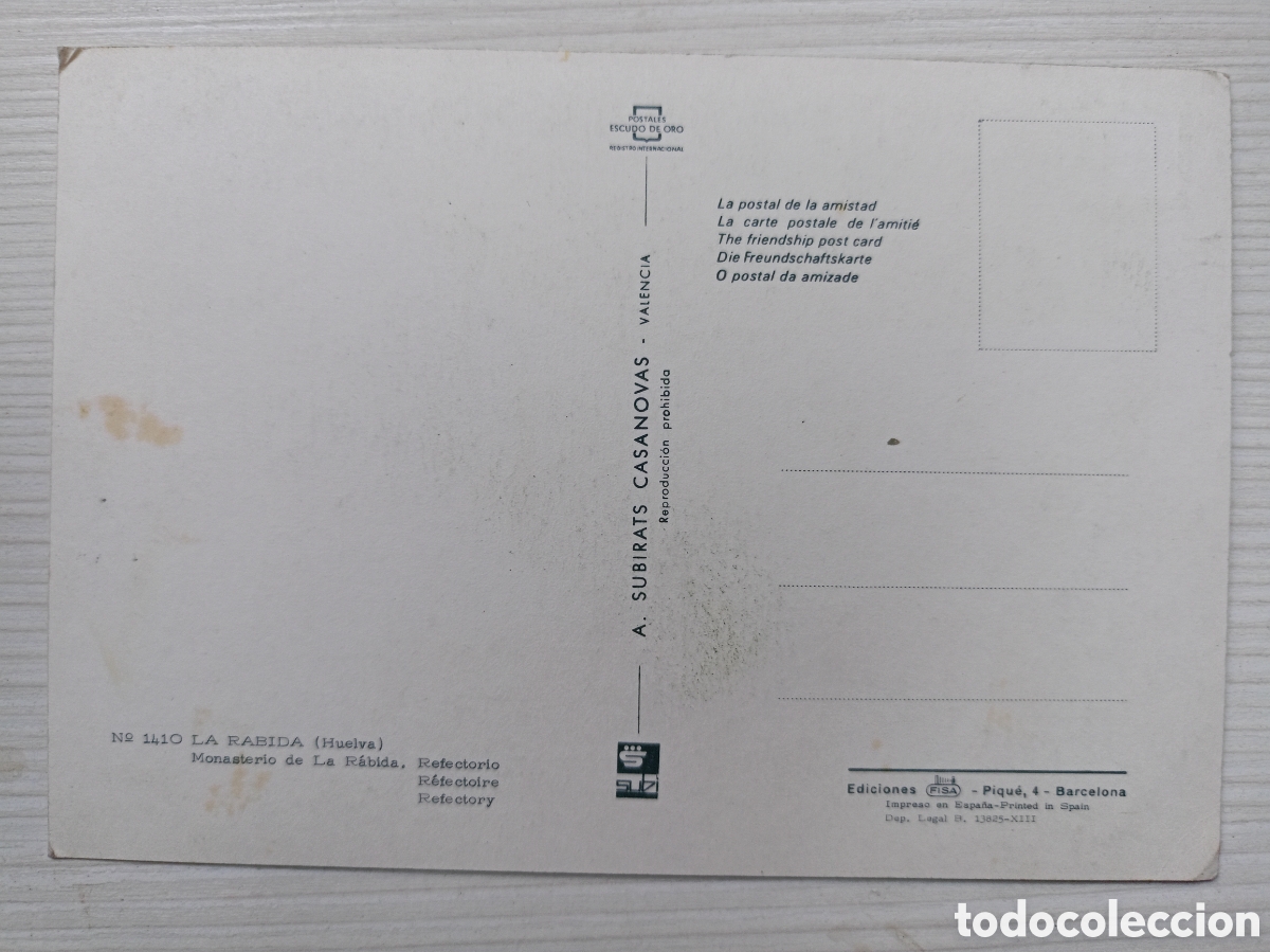Postales: Monasterio de la R&aacute;bida Huelva - Foto 2