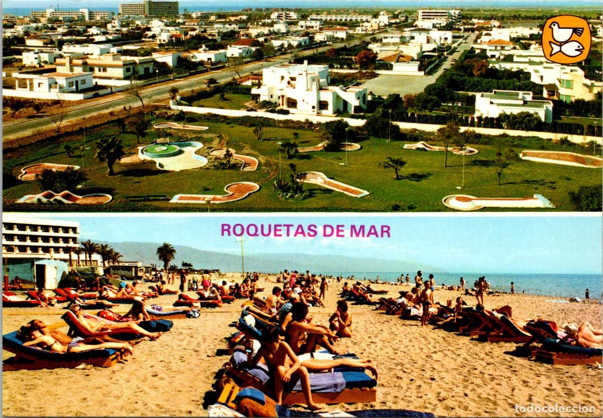 Postales: Urb. Roquetas de Mar (Almer&iacute;a) - Vistas diversas - Hnos. Galiana 27 - 149x102mm - Mini Golf