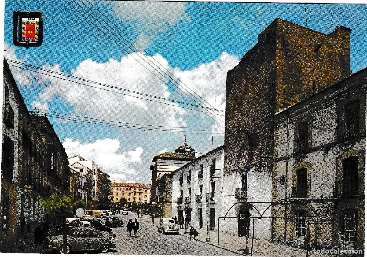 Postales: &Uacute;beda - Torre&oacute;n &aacute;rabe en la calle Queipo de Llano - Subirats Casanovas 23 - 149x103mm