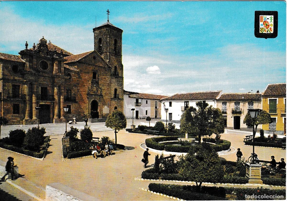 Postales: La Carolina (Ja&eacute;n)-Plaza de la Iglesia y Palacio Intendente Olavide -Subirats Casanovas 3 -149x104mm