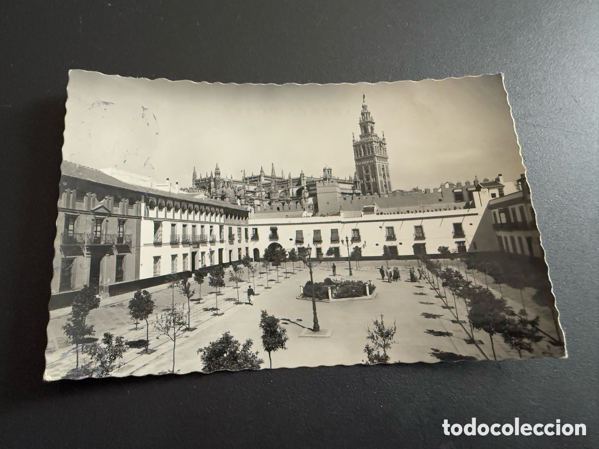 Postales: Postal Sevilla. Reales Alc&aacute;zares. Patio de banderas