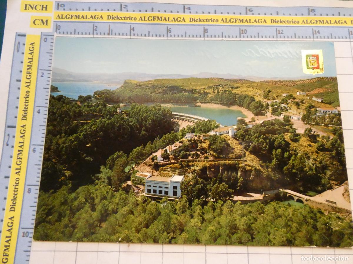 Postales: POSTAL DE ANTEQUERA. A&Ntilde;O 1972. EL CHORRO PRESA Y PANTANO DE GUADALHORCE 91 ESCUDO ORO. 2287