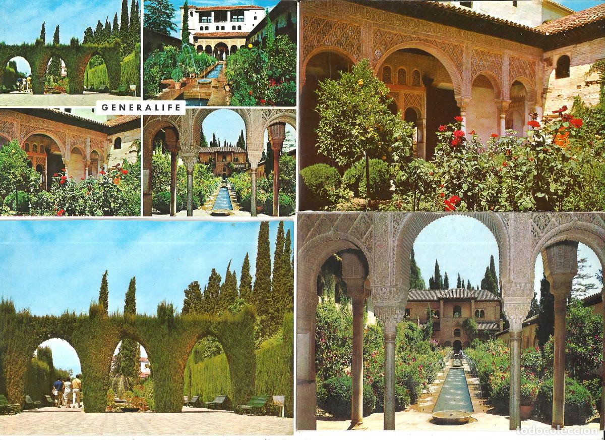Postales: LOTE 7 POSTALES *GRANADA* - EDICIONES AGATA, A&Ntilde;OS 60