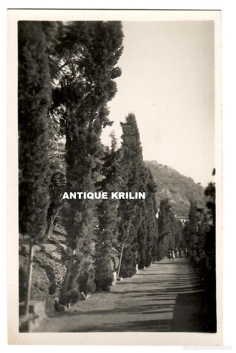 Postales: MALAGA N&ordm; 38 PASEO JARDINES DE PUERTA OSCURA / EDI, G. GARRABELLA / SIN FRANQUEAR