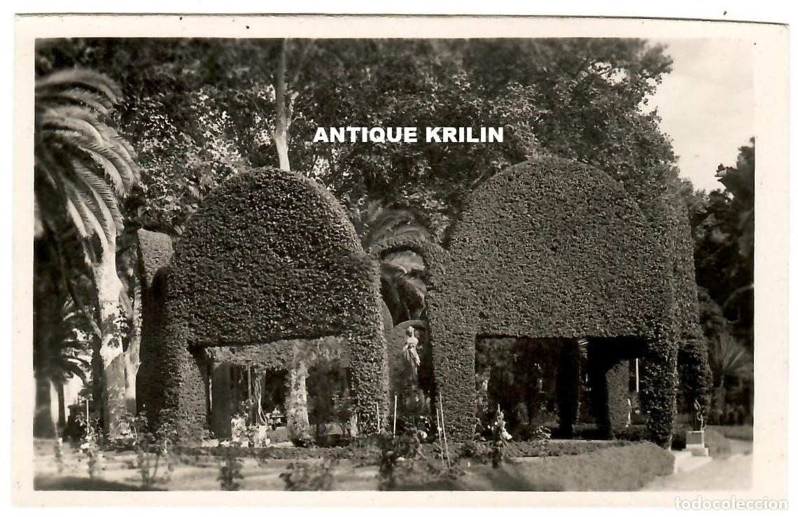 Postales: MALAGA N&ordm; 34 JARDINES DEL PARQUE / EDICION G. GARRABELLA / SIN FRANQUEAR