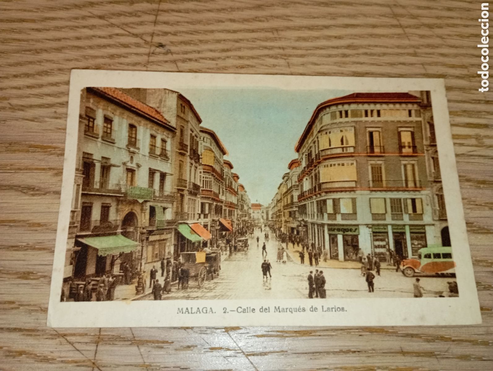 Postales: M&Aacute;LAGA - CALLE DEL MARQU&Eacute;S DE LARIOS - EDICIONES M. ARRIBAS, ZARAGOZA