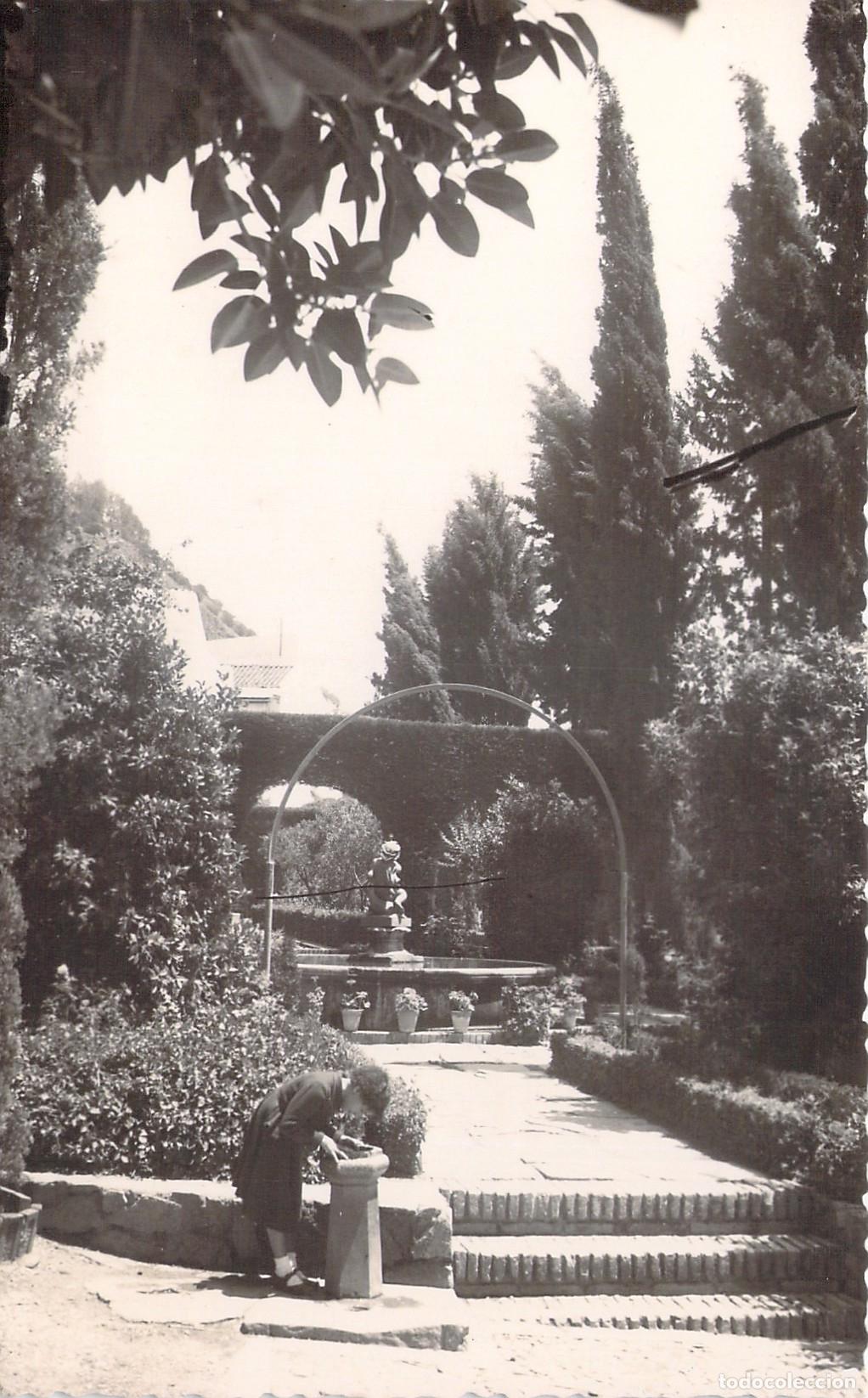 Postales: Postal de M&aacute;laga, Jardines de Puerta Oscura
