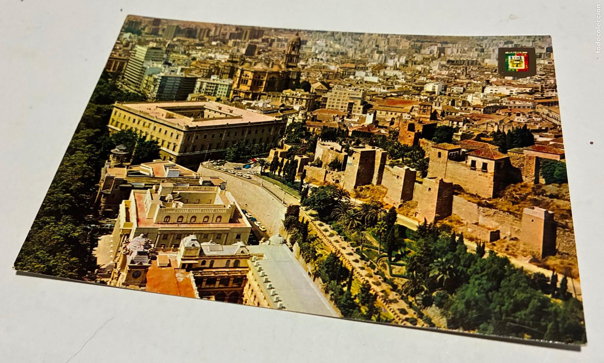 Postales: POSTAL MALAGA Costa del Sol, Puerta Oscura y Alcazaba
