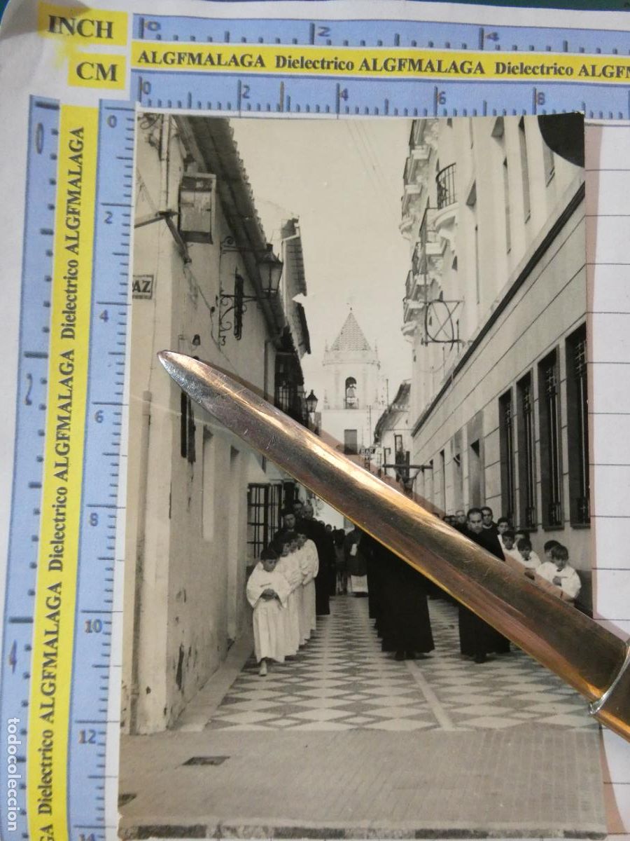 Postales: FOTOGRAF&Iacute;A RELIGIOSA ECLESI&Aacute;STICA M&Aacute;LAGA. RONDA 1968 MISI&Oacute;N CONCILIAR SALIDA PARROQUIA SOCORRO 2602