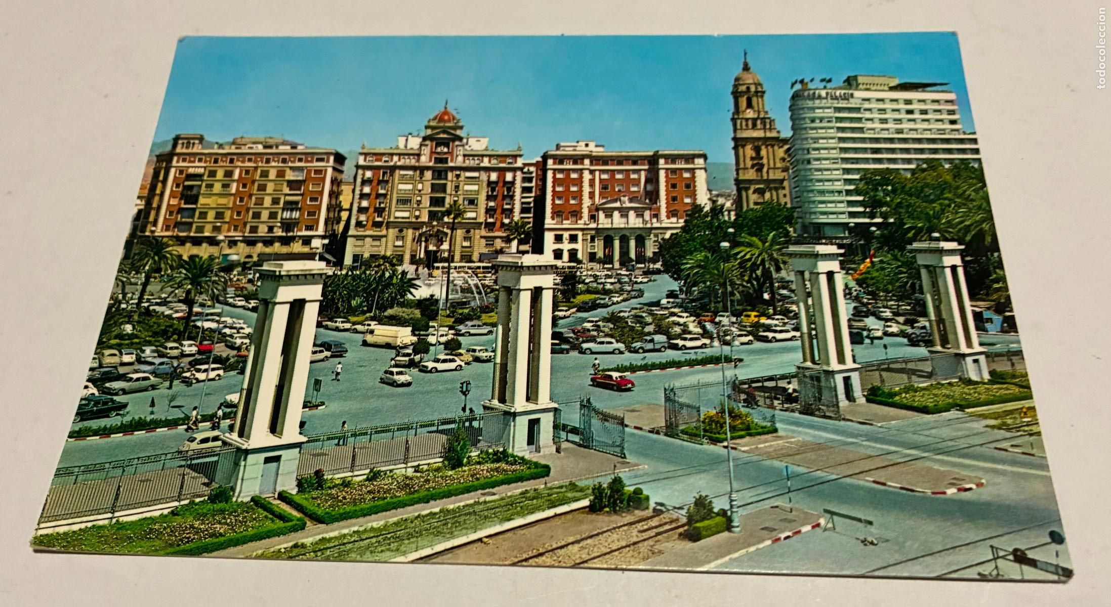 Postales: POSTAL MALAGA Vista parcial desde el Puerto