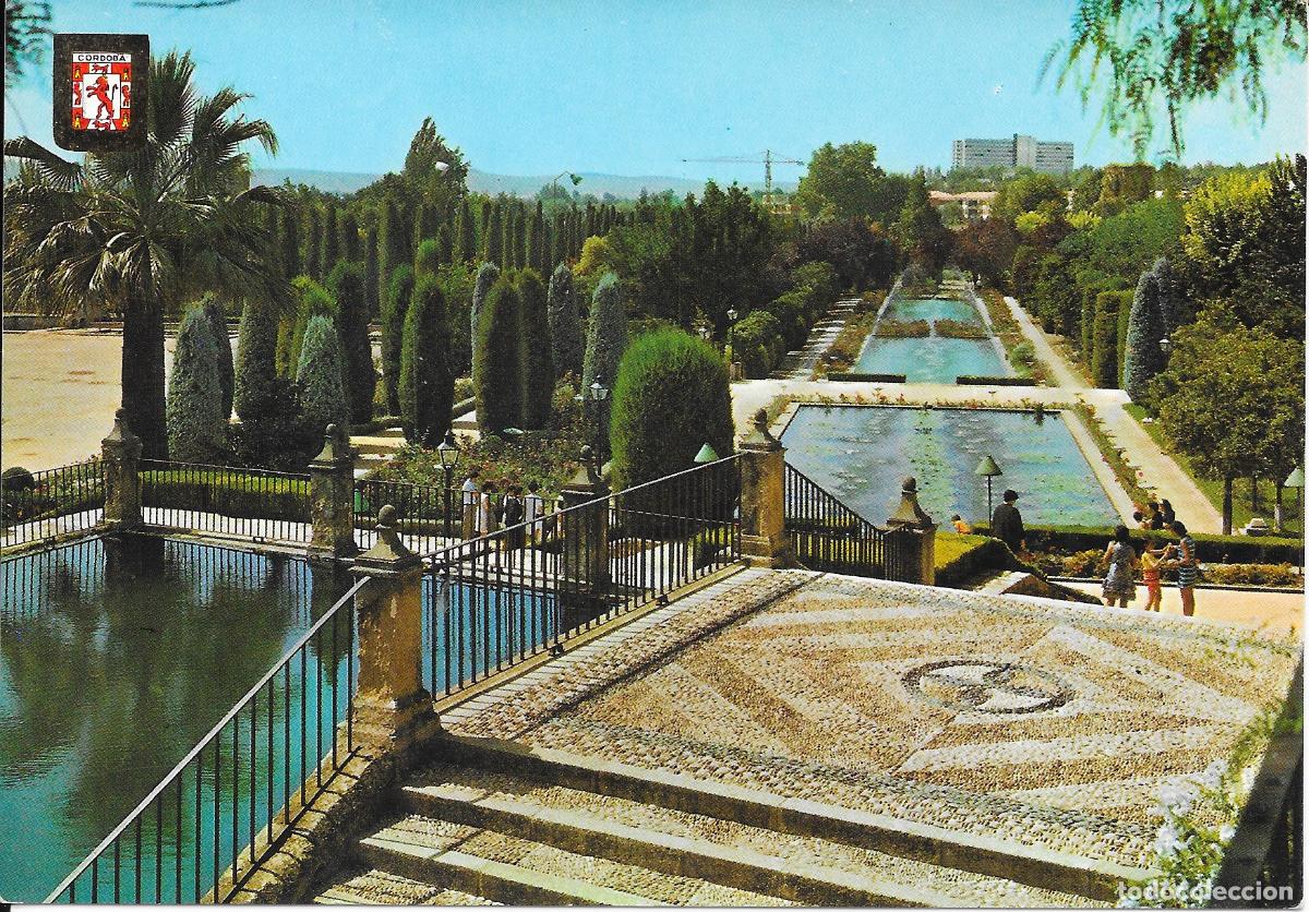 Postales: [POSTAL] Jardines y estanques del Alc&aacute;zar de los Reyes Cristianos. C&oacute;rdoba (circulada)