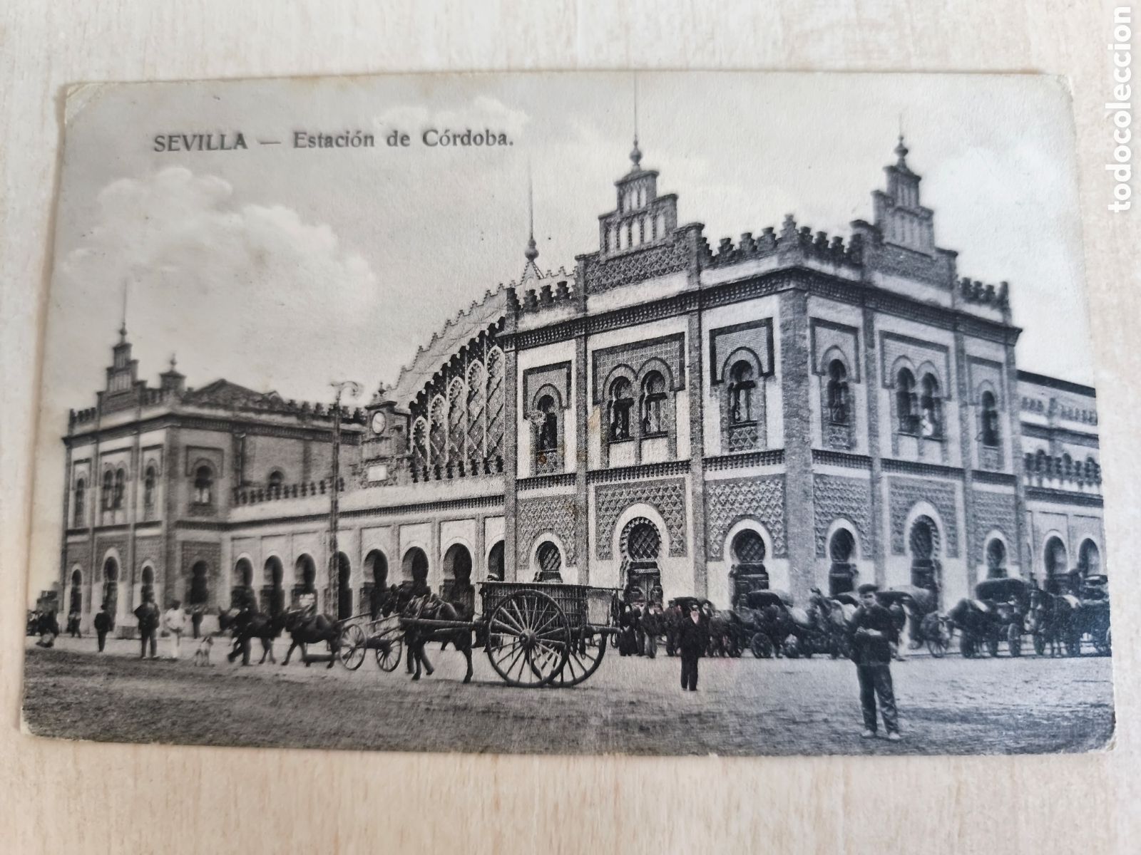 Postales: Postal Sevilla. Estaci&oacute;n de C&oacute;rdoba. Circulada.