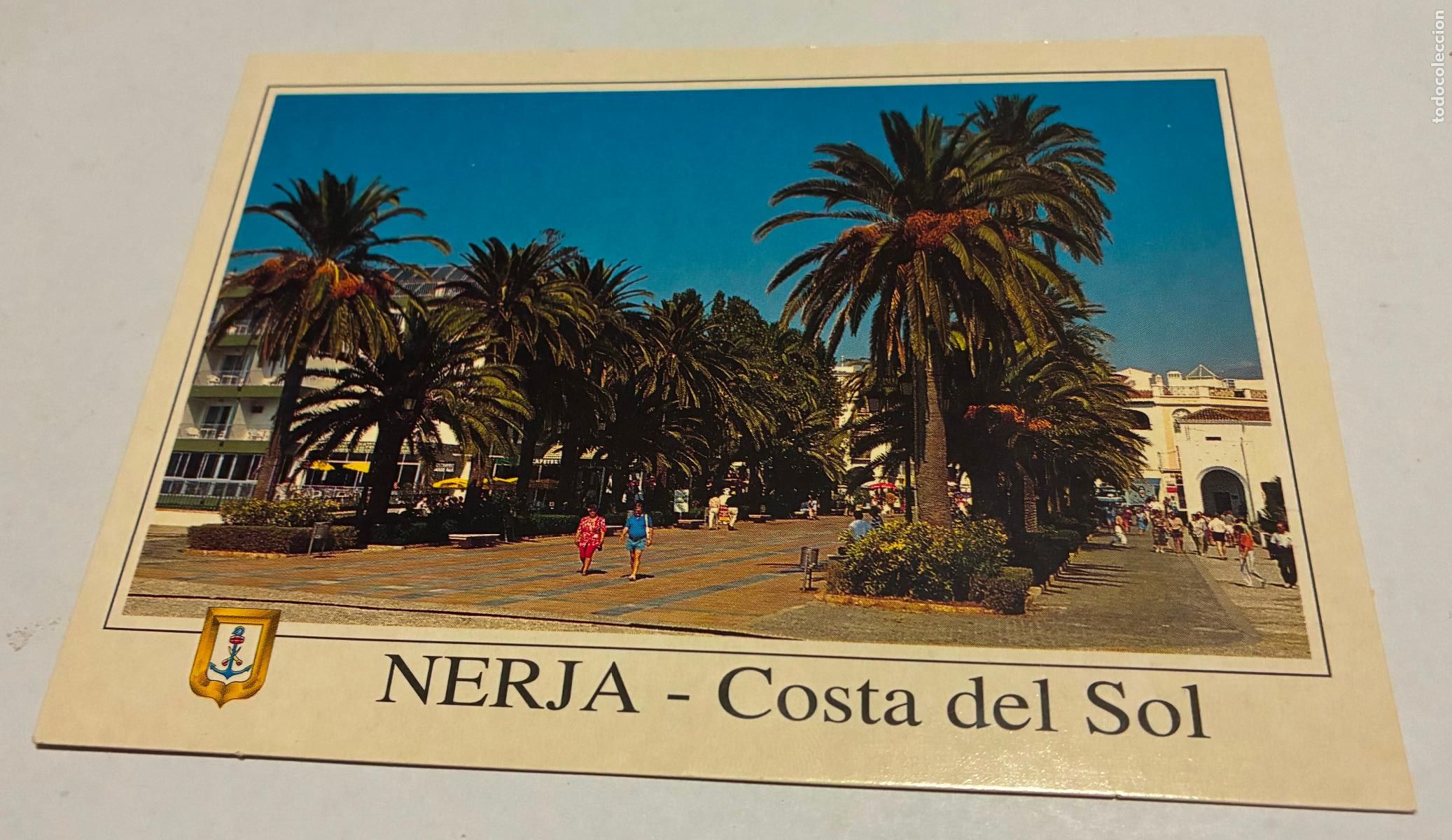 Postales: POSTAL NERJA, COSTA DE SOL PASEO DEL BALCON DE EUROPA