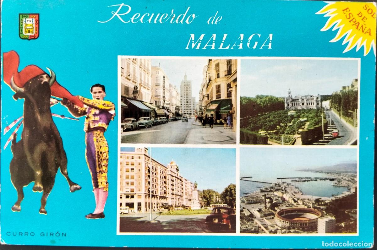 Postales: LOME5 29205 MALAGA ( A&Ntilde;O 1962 ) TAUROMAQUIA CURRO GIRON
