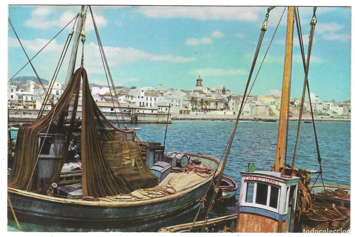 Postales: Postal Algeciras. C&aacute;diz. Vista parcial y muelle de pescadores. ref. 7-anda95