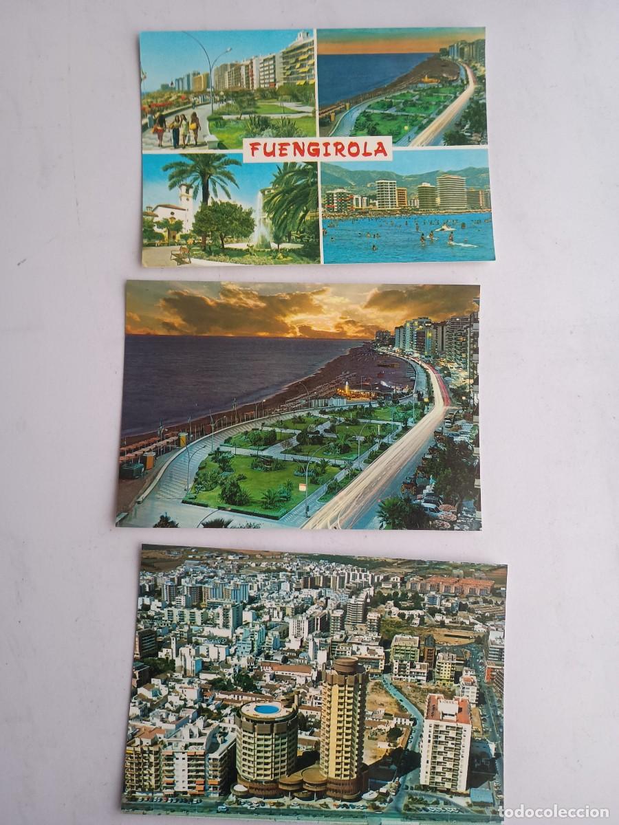 Postales: 3 POSTALES FUENGIROLA A&Ntilde;OS 60 - EDISOL 1153 Y 1106, FOTO ANTONIO 4