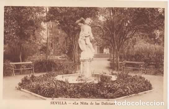 Postales: SEVILLA LA NI&Ntilde;A DE LAS DELICIAS SIN ESCRIBIR