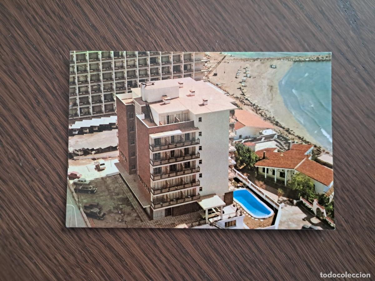 Postales: postal de Espa&ntilde;a de publicidad, Hotel Villasol, Benalm&aacute;dena-Costa, M&aacute;laga, a&ntilde;o 1972. escrita.
