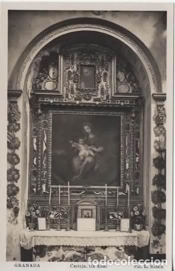 Postales: GRANADA SIN ESCRIBIR CARTUJA ALTAR