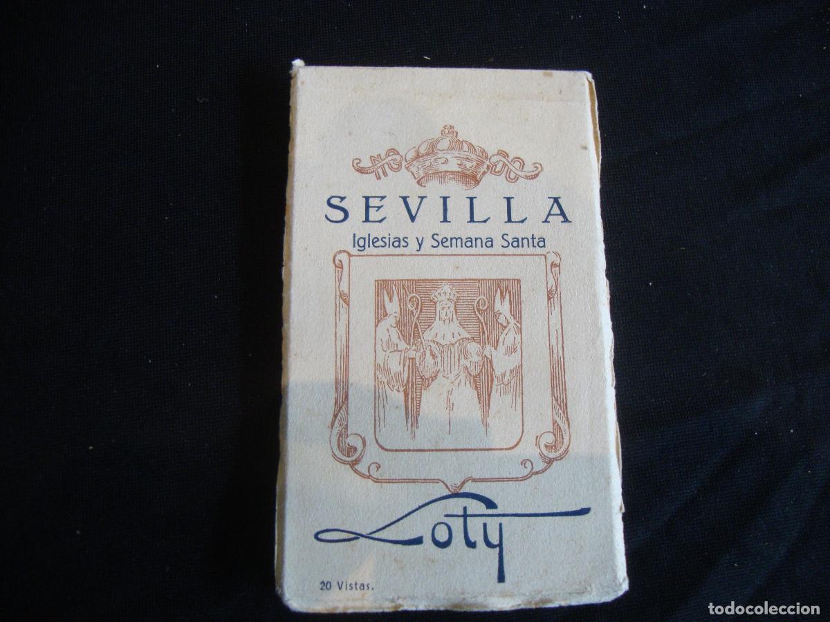 Postales: BLOC COMPLETO POSTALES SEVILLA IGLESIAS Y SEMANA SANTA LOTY