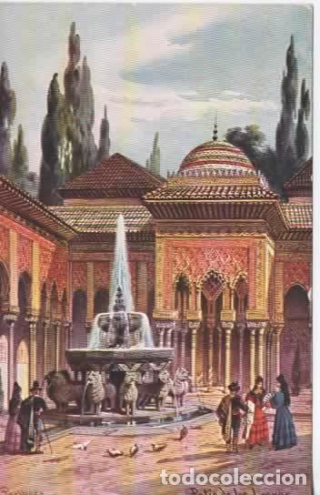 Postales: GRANADA SIN ESCRIBIR ALHAMBRA FUENTE DE LOS LEONES