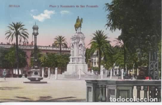 Postales: SEVILLA SIN ESCRIBIR PLAZA DE SAN FERNANDO