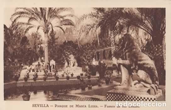 Postales: SEVILLA SIN ESCRIBIR PARQUE MARIA LUISA