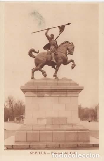 Postales: SEVILLA SIN ESCRIBIR ESTATUA DEL CID