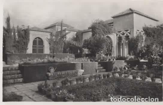 Postales: MALAGA ESCRITA ALCAZABA SELLO VIRGEN DE AFRICA