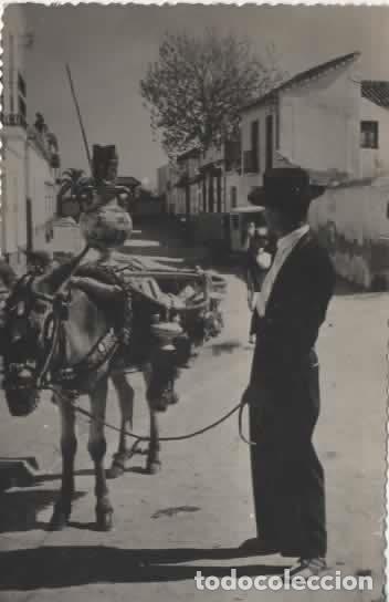 Postales: MALAGA ESCRITA VENDEDOR DE BOTIJOS