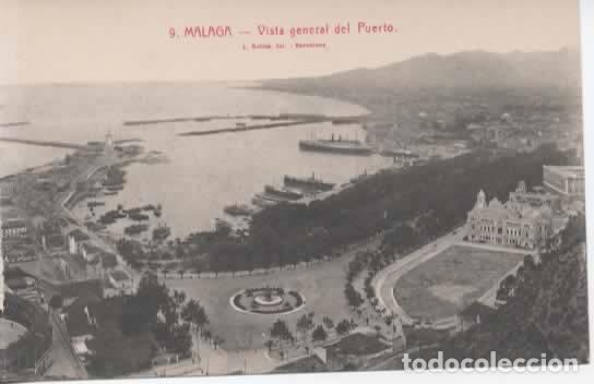 Postales: MALAGA SIN ESCRIBIR VISTA DEL PUERTO