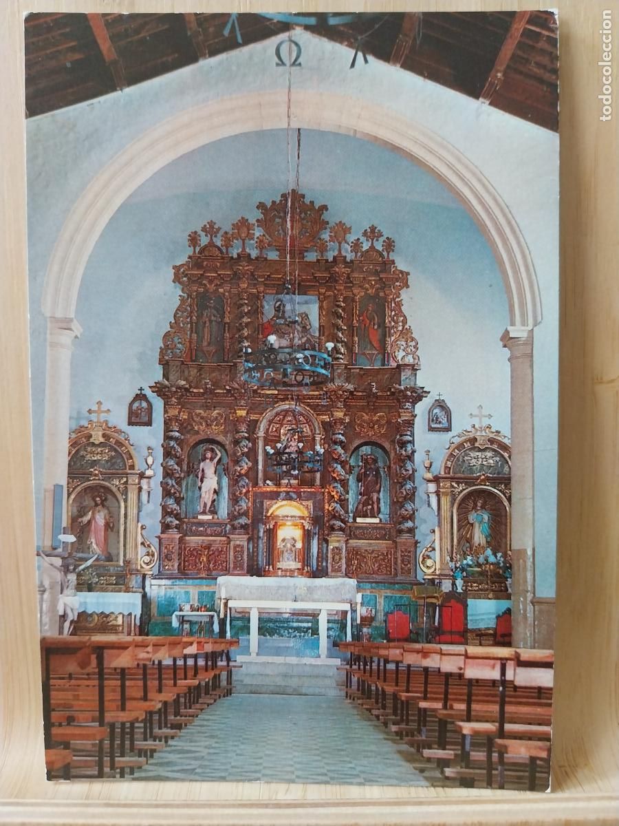 Postales: SANTIAGO DE LA ESPADA IGLESIA CIRCULADA A&Ntilde;O 1979 MATASELLO PUEBLO S ED