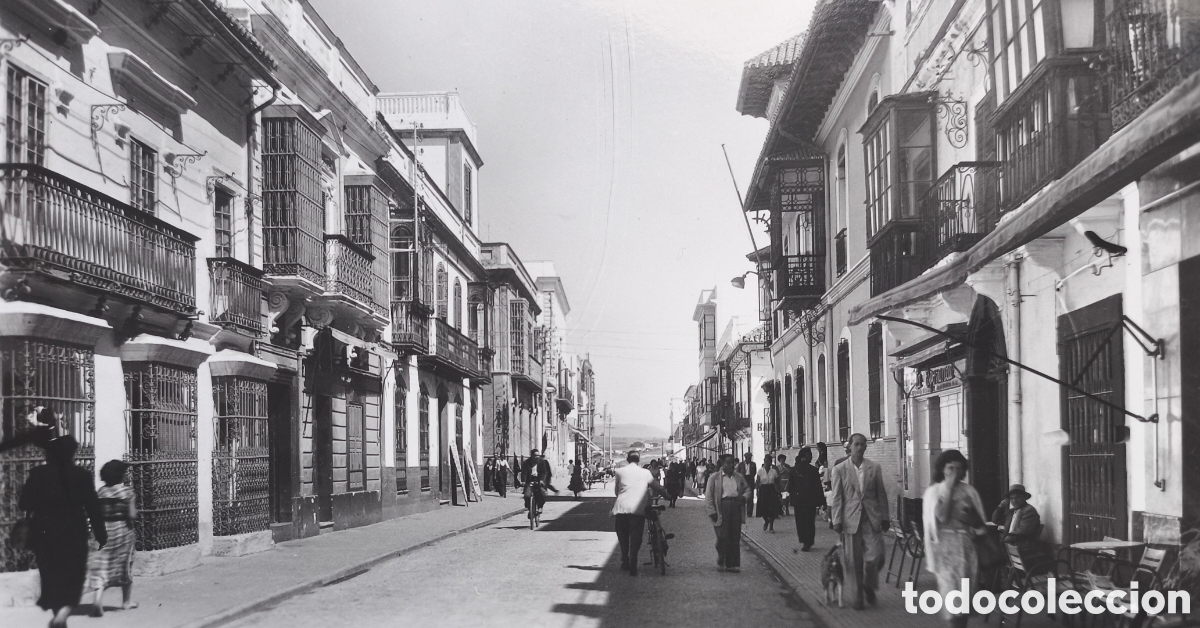 Postales: ALGECIRAS CALLE REGINO MART&Iacute;NEZ POSTAL FOTOGR&Aacute;FICA CADIZ C. 1950