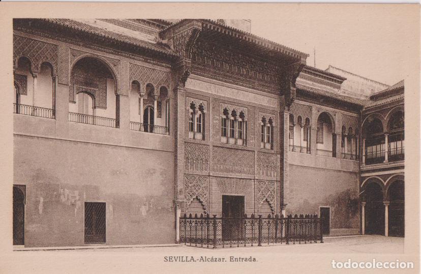 Postales: SEVILLA, ALCAZAR, ENTRADA - ED.E.ALMIRALL N&ordm;111 - S/C