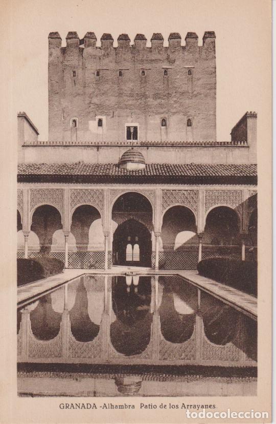 Postales: GRANADA, ALHAMBRA, PATIO DE LOS ARRAYANES - ED.E.ALMIRALL N&ordm;40 - S/C